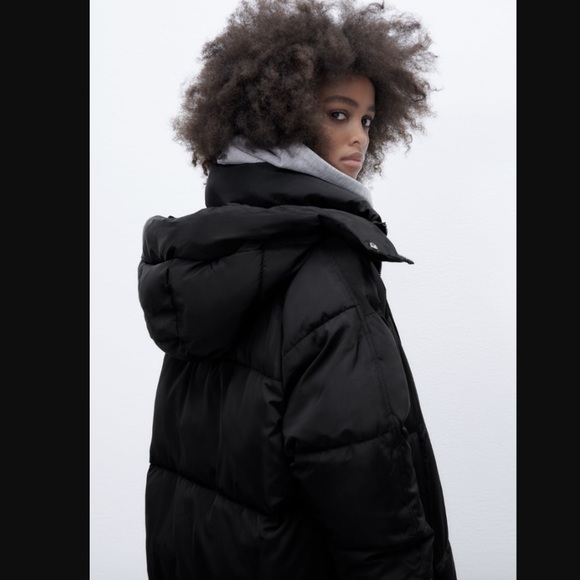 Zara Long Puffer Jacket - Picture 4 of 7